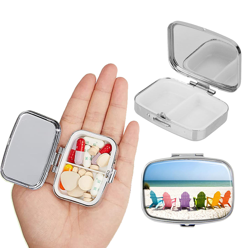 Personalised Pill Case with Mirror