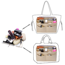 Load image into Gallery viewer, Felt Bag Organiser Handbag Insert Liner Tote
