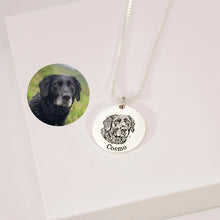 Load image into Gallery viewer, Pet Portrait Custom Dog Necklace

