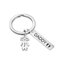 Load image into Gallery viewer, Personalised Names Engraved Doll Keychain
