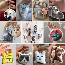 Load image into Gallery viewer, Personalised Photo Keychain
