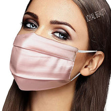 Load image into Gallery viewer, 2-Piece Double Layer Mulberry Silk Face Mask
