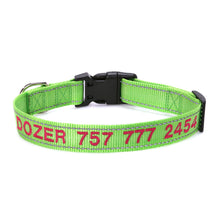 Load image into Gallery viewer, Personalised Embroidered Dog Collar
