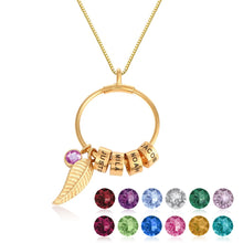 Load image into Gallery viewer, Personalized Name Birthstone Necklace
