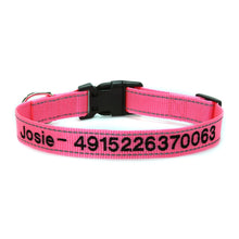 Load image into Gallery viewer, Personalised Embroidered Dog Collar
