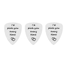 Load image into Gallery viewer, 3Pcs Personalised Guitar Picks
