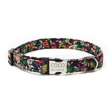 Load image into Gallery viewer, Personalised Ethnic Floral Dog Collar
