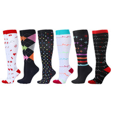 Load image into Gallery viewer, Knee-Length Printed Compression Socks
